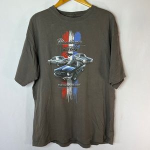 Out Of Bounds Men's L | Large Ford 1964 Mustang American Classic Graphic Tee